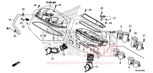 FILTRO ARIA CB650RAK di 2019